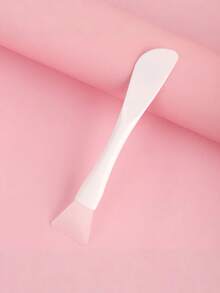 Soft Silicone Facial Mask Brush With Spatula Head 2 In 1 DIY Mud Mask Applicator Tool For Skincare Beauty Routine Home Spa Face Care Makeup Tool Washable Reusable Beauty Accessory - Multicolor - View 3