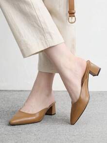 CUCCOO BIZCHIC Giày sandal cao gót dành cho nữ - màu nâu - Xem 7