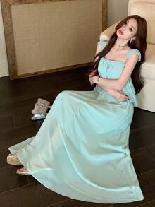 Livesso Bộ đồ hai mảnh nữ - Màu xanh Bạc hà - Xem 4