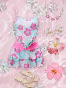 ROMWE Kawaii Women's Beach Vacation Casual Camisole Tank Top - Multicolor - View 9