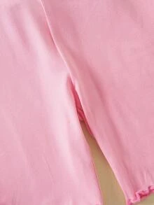 SHEIN 兒童隨機 4 套款 隨機發 3 件 少女波點撞色休閒短褲修身內搭褲 - 彩色 - 查看 3