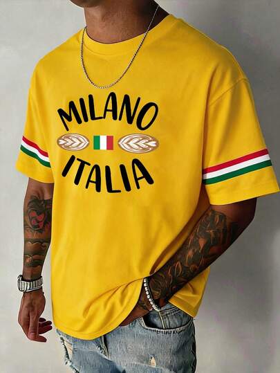 Torvinic High-Quality Fashionable Colorblock World Cup Sports T-Shirt