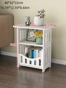 1 pieza Mesa de centro cuadrada para espacios pequeños, mesa auxiliar nórdica mini, mesita de noche moderna para dormitorio, mesa final compacta para sala de estar - Multicolor - Ver 8