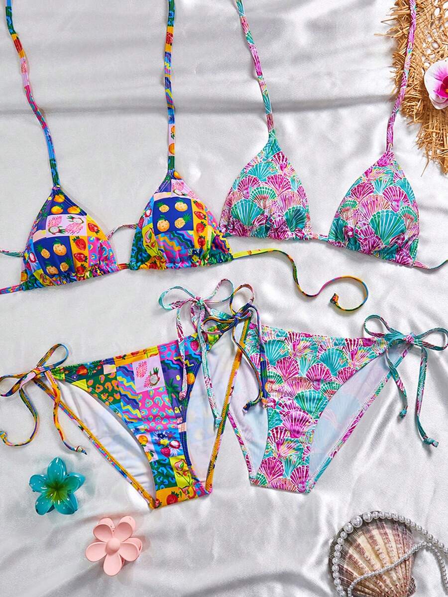SHEIN 女士泳衣套裝 - 彩色 - 查看 1