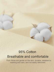 Coolane 2pcs 95% Cotton Short Sleeve Cropped T-Shirt, Suitable For Summer - Multicolor - View 3