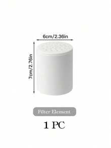 1个高效淋浴喷头过滤器，大流量硬水软化淋浴喷头过滤器，通用淋浴净水器，减少皮肤干燥和头发损伤，去除氯和有害物质，适用于家庭、酒店和房车浴室，是馈赠亲朋好友的绝佳礼物。 - 彩色 - 查看 11