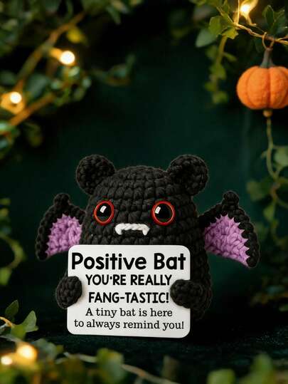 POKOJA LAND 1 Hand-Crocheted Desktop Decorative Ornament Fun And Adorable Animal/Plant Sci-Fi Designs Birthday Gift Card Mother's Day/Father's Day Gift For Dad Present For Colleagues, Family, Mom, Women, Men, Her, Him, Sisters, Best Friends Hand-Knitted Positive Emotions Knitting & Crocheting Gratitude, Inspiration, Encouragement Creative Graduation & Holiday Gifts Party Favors, Small Gifts, Souvenirs