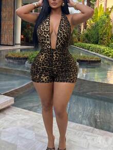 Slaydiva Plus Size Women's Brown Summer 70's Party Rave Holiday Sheer Crochet Front Criss-Cross Tie Detail High-End Elegant Long Knit Maxi Dress - Multicolor - View 5