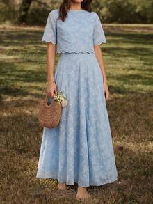 Blue and White