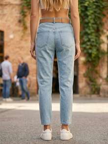 Denim Jeans For Women - Aquarius Blue - View 3