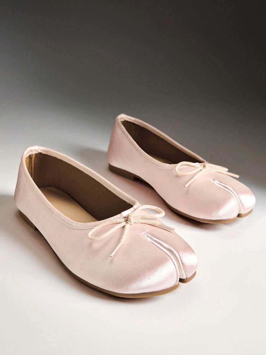 SHUZIA Ladies Comfy Ballet Flats - Pink - View 1