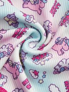 Chillnights HELLO KITTY AND FRIENDS | SHEIN 2pcs Set Lingerie Wanita Nyaman dengan Motif Bunga Warna-warni - MultiWarna - View 14