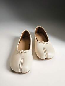 SHUZIA Bailarinas cómodas para damas - Blanco - Ver 6