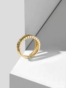 MOTF PREMIUM ANILLO BAÑADO EN ORO DE 18K - Verde - Ver 6