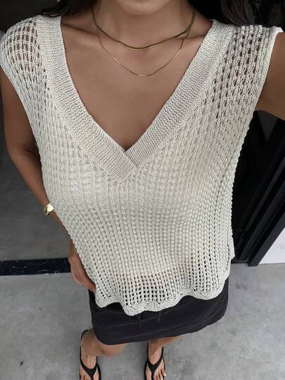 Yunfilé Women Sweater Vests