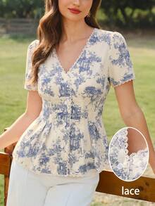 Blue and White