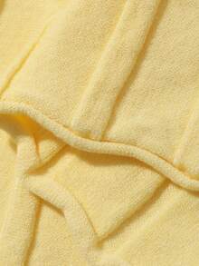 DAZY Color Block Patchwork Waist Cinched Casual Sports Mini Dress For Women, Summer - Yellow - View 7