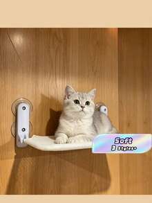 Foldable Cat Window Perch, Wireless Cat Hammock, Sturdy Resting Seat, Upgraded Suction Cups, Easy Assembly, Indoor Cat Bed, Breathable & Soft, Suitable For All Seasons, Great Gift - multicolor - View 2