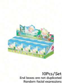 POKOJA LAND 盲盒（非毛绒）Dreamcor Island 卡通人物盲盒 - 可爱ABS收藏人偶，内含隐藏UFO造型，便携式桌面摆件，是送给朋友、家人和玩具收藏家的理想礼物，可爱卡通人物装饰摆件 - 潮玩盲盒 - 查看 18