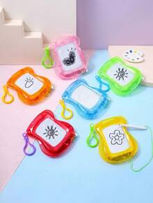 MINKOJA 1pc/5pcs/10pcs/20pcs Cute Mini Whiteboards, Drawing Boards, Children's Toys, Keychain Pendants, Bag Hangers, Student Gifts (Random Colors), Start Of School Season - Multicolor - View 2