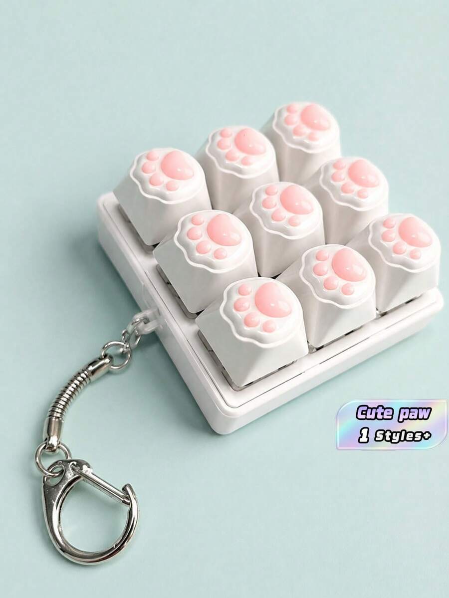 1 cái máy kiểm tra trục 9 ô không đèn hình móng mèo kèm nút giảm áp + dây xích - Nhiều màu - Xem 1