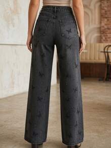 Denim Jeans For Women - Dark Grey - View 4