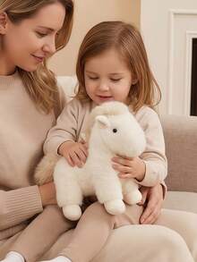 POKOJA LAND 1pc Needle Felt Pony Desktop Companion - Tactile Fiber Pressure Relief Figurine - Aesthetic Room Decor For Cozy Vanity Office Bedside Table - Sentimental Gift For Women Friends - Multicolor - View 6