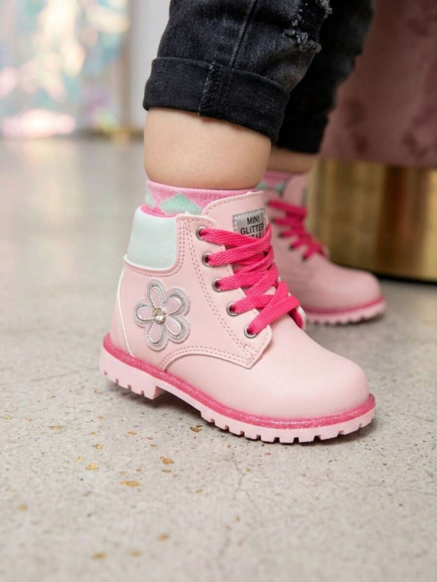 Botas para bebé niña - Rosa - Ver 1