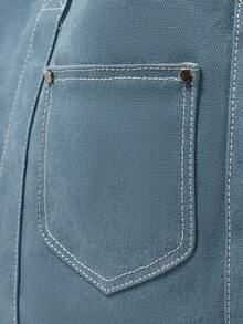 Viva Strut Túi xách nữ, túi tote, túi đeo vai, phong cách thường ngày, thời trang, cá tính, đơn giản, đa năng, đường phố, dành cho các cô gái ngọt ngào và cá tính, những cô nàng sành điệu, phong cách Y2K, retro, đinh tán, vintage, dành cho thanh thiếu niên, phong cách preppy, đi học, đi đại học, dùng hàng ngày, đi mua sắm. - Màu xanh lam - Xem 7