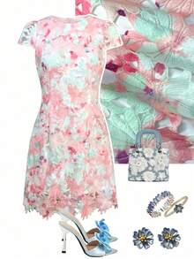 Women Midi Dresses - Rosa 2 - View 3