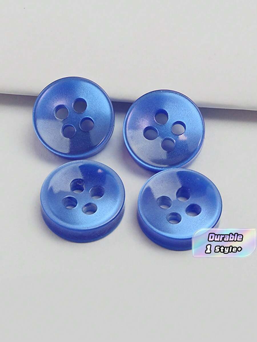 50/100/200/300/500/1000 颗纽扣 - 皇家蓝复古圆形纽扣,适用于 DIY 项目、衬衫、缝纫、小型配饰(例如钱包)和 DIY 钱包制作。 - 寶藍 - 查看 1