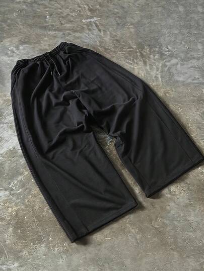 PAVTROS Men's Fashionable Street-Style Sweatpants, Featuring Contrast Stitching Design, Versatile For Everyday Wear, An Ideal Gift For Boyfriend Or Husband