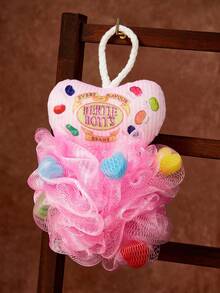 HARRY POTTER X SHEIN Cute  Bath Brushes, Bath Sponges, And Ultra-Soft Foaming Nets With Fun, Oversized Designs For Bathing, Complete With A Hanging Rope. - Multicolor - View 4