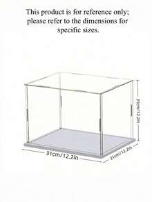 Clear Acrylic Display Case Collectible Showcase Assemble Easy Dust Proof Protection Box For Action Figures Toys Model Cars Home Decor Storage Organizer - Multicolor - View 26