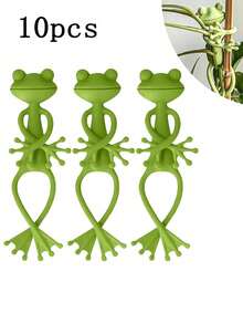 1/3/5 Pcs Frog-Shaped Plant Stands - Creative Climbing Plant Support For Small Potted Plants & Succulents, Cute Stable Durable Plastic Garden Decor, Fantasy Frog Garden Ornaments - multicolor - View 12