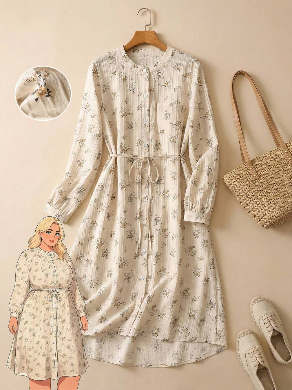 cottage floral brunch dress Off the shoulder summer dress
