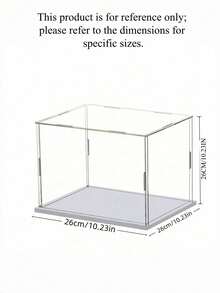 Clear Acrylic Display Case Collectible Showcase Assemble Easy Dust Proof Protection Box For Action Figures Toys Model Cars Home Decor Storage Organizer - Multicolor - View 17