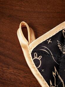 HARRY POTTER X SHEIN 1/2 PC The Harry Potter Printing Insulation Set, Oven Gloves/Insulation Mat, A Must For Kitchen Baking, Effectively Isolating Heat Sources, Single/Combination - View 8