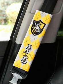 HARRY POTTER X SHEIN 汽車安全帶肩墊套，柔軟防勒舒適款，汽車肩墊，通用四季適用，汽車安全肩部用品 - 哈利波特 - 查看 4
