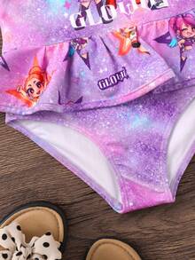 SHEIN Áo tankini Bé gái - Nhiều màu - Xem 5