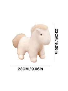 POKOJA LAND 1pc Needle Felt Pony Desktop Companion - Tactile Fiber Pressure Relief Figurine - Aesthetic Room Decor For Cozy Vanity Office Bedside Table - Sentimental Gift For Women Friends - Multicolor - View 4