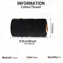Cuerda de macramé de 2 mm x 100 m, cuerda retorcida colorida, cuerda de algodón, hilo de macramé para colgar en la pared, colgar plantas, manualidades, proyectos de decoración DIY - Multicolor - Ver 28