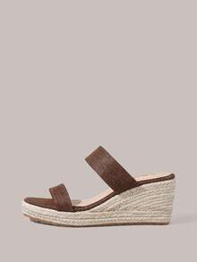 Styleloop Women's Wedge & Platform Shoes, Bohemian, Beach Vacation, Western Wind, Summer Wear, Travel Essentials - Brown - View 10