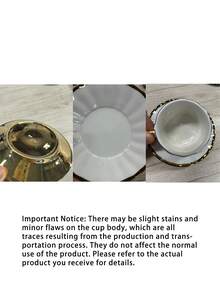 90ML/3.16oz Coffee Cup & Saucer Set, Suitable For Drinking Espresso Or Turkish Coffee - Type I - View 11