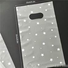 20/40/60/100入 磨砂星形圖案禮品袋，創意手提袋，透明禮品包裝袋，珠寶禮品袋，小型禮品包裝袋 DIY 禮品袋，適用於情人節、生日、婚禮和派對禮品包裝 - 多色 - 查看 2