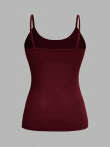 SHEIN EZwear 4件組女款休閒簡約細肩帶背心上衣，適合夏季 - 彩色 - 查看 12