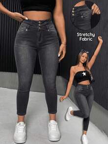 Denim Jeans For Women - Cadet Blue - View 1