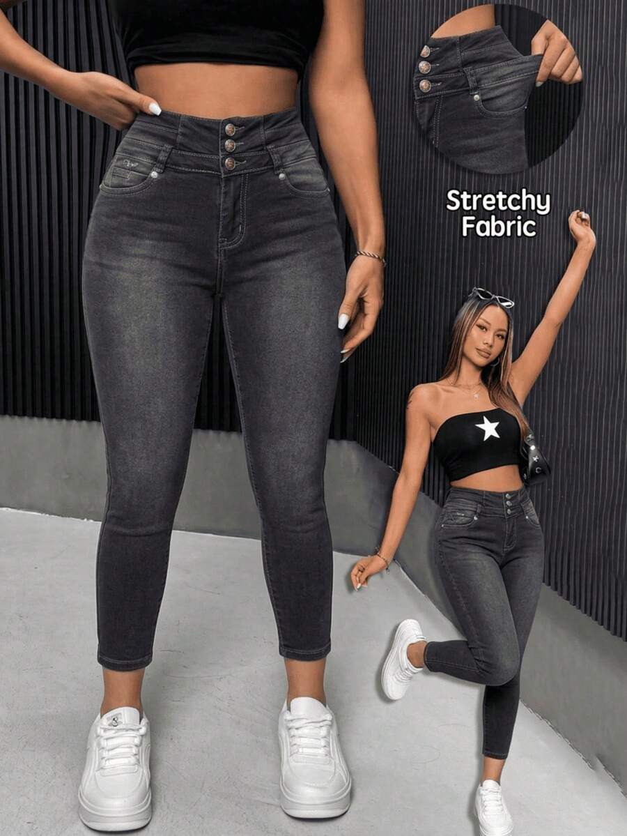 Denim Jeans For Women - Cadet Blue - View 1