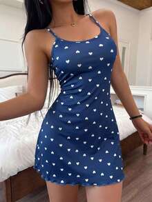 Napfluff Váy ngủ nữ - Màu xanh lam - Xem 5
