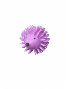 1/2PCS Durable Plastic Hedgehog Ball Dog Chew Toy Spiky Teeth Cleaning Massage Gum Health Interactive Fetch Play No Battery Needed For Small Medium Large Dogs Pet Supplies - Multicolor - View 13